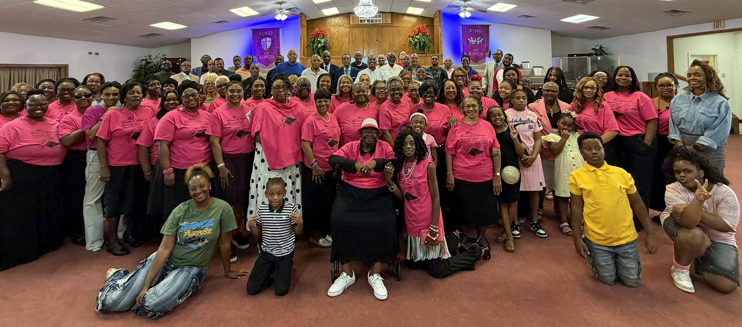 The Lakeview church family, full size